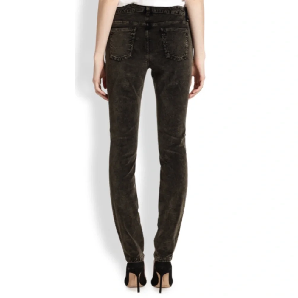 Eileen Fisher Acid Washed Velveteen Skinny Jeans - Picture 3 of 16